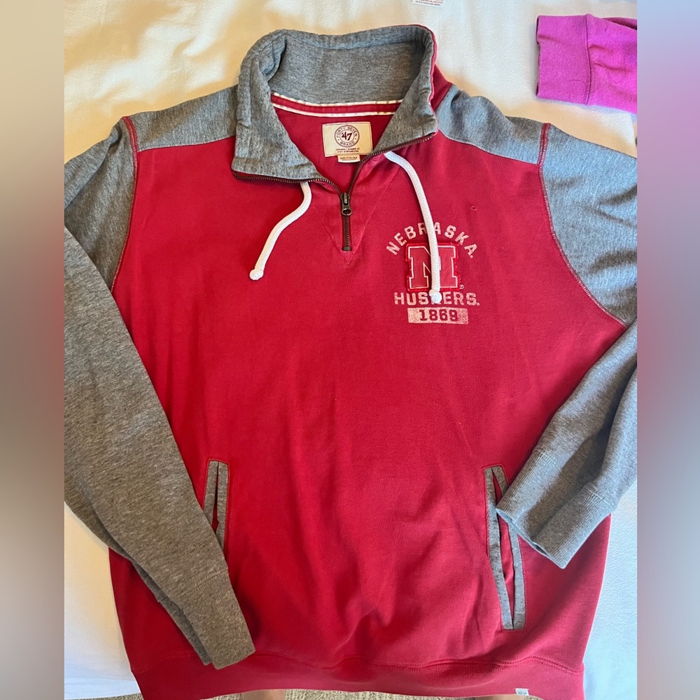 Vintage Nebraska Huskers Quarterzip